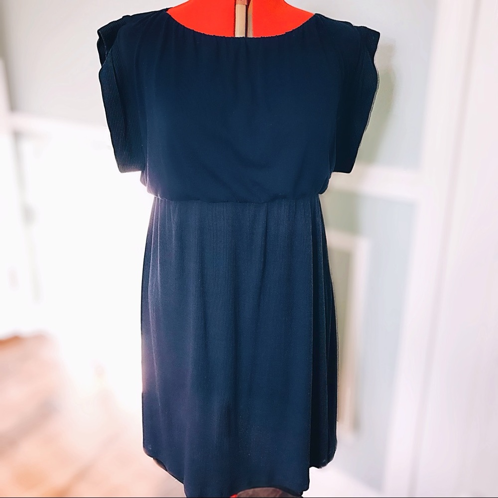 Adorable Size XL  Marine Blue Knit Maternity Dress
